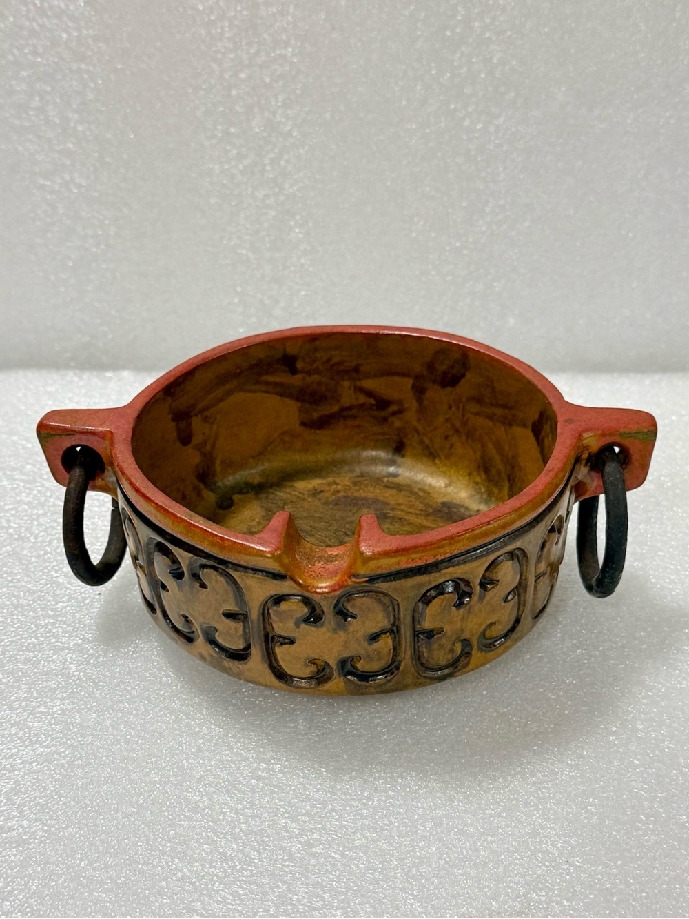 vintage mid-century modern ceramic ashtray Italian